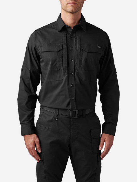 Тактична сорочка 5.11 Tactical Abr Pro Long Sleeve Shirt 72543-019 3XL Black (2000980544141) - зображення 1