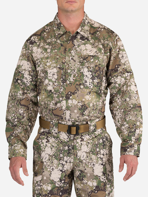 Тактическая рубашка 5.11 Tactical Geo7 Fast-Tac Tdu Long Sleeve Shirt 72465G7-865 L Terrain (2000980570300) - изображение 1