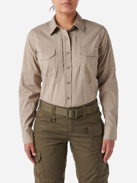 Тактическая рубашка 5.11 Tactical Women’S Abr Pro Long Sleeve Shirt 62420-055 XL Khaki (2000980564910) - изображение 1