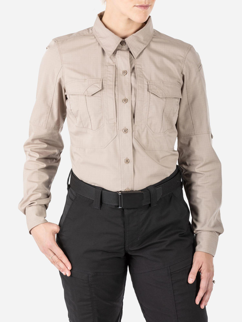 Тактическая рубашка 5.11 Tactical Women’S Stryke Long Sleeve Shirt 62404-055 S Khaki (2000980564750) - изображение 1