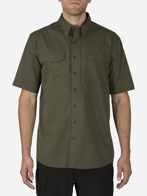 Тактическая рубашка 5.11 Tactical Stryke Shirt - Short Sleeve 71354-190 XS Tdu Green (2000980502622) - изображение 1
