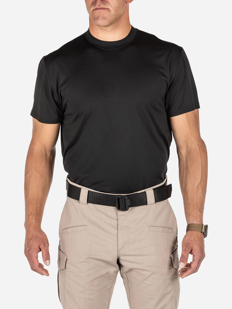 Тактическая футболка 5.11 Tactical Performance Utili-T Short Sleeve 2-Pack 40174-019 L 2 шт Black (2000980546497) - изображение 1