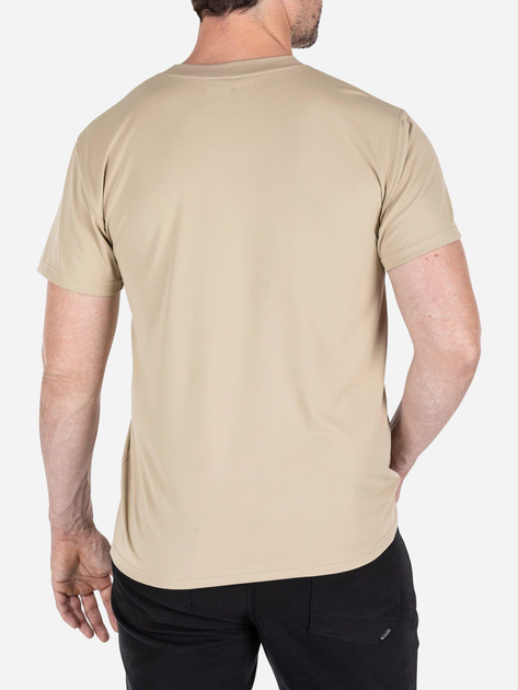 Тактична футболка 5.11 Tactical Performance Utili-T Short Sleeve 2-Pack 40174-165 L 2 шт Acu Tan (2000980546558) - зображення 2