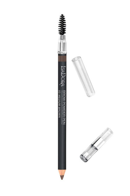 Олівець для брів IsaDora Brow Powder Pen 05 Medium Brown 1.1 г (7317851237053) - зображення 1
