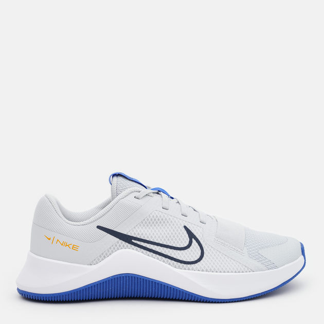 Акція на Чоловічі кросівки для залу Nike Mc Trainer 2 DM0823-009 41 (8US) 26 см Pure Platinum/Obsidian-Racer Blue-White від Rozetka