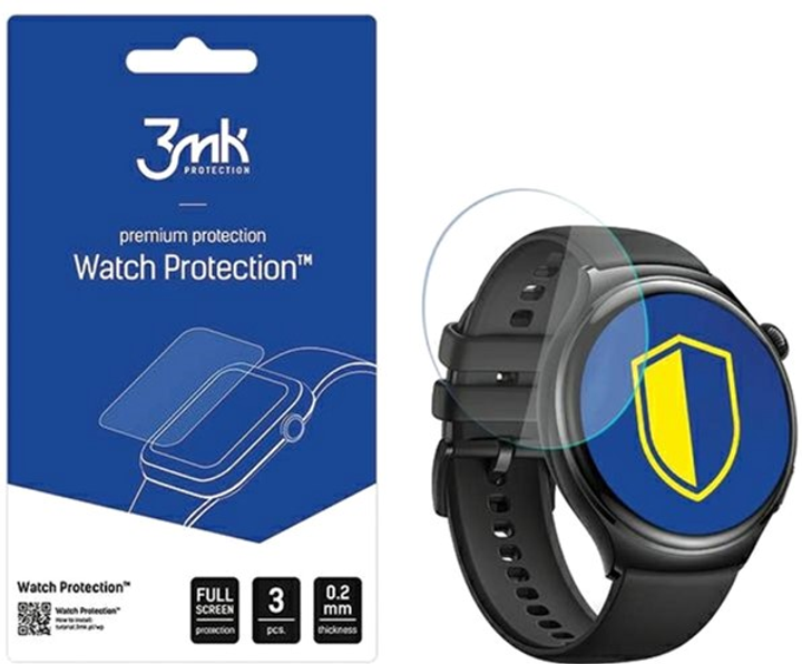 Захисна плівка 3MK ARC Watch для Huawei Watch 4 3 шт (5903108529860) - зображення 1