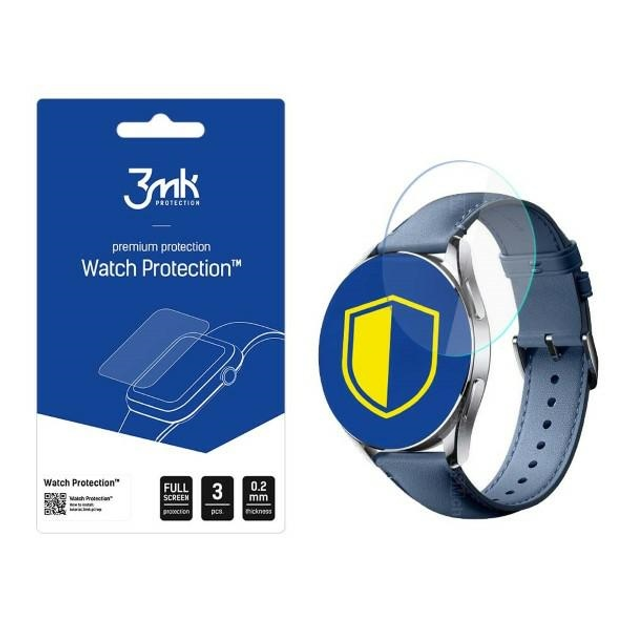 Захисна плівка 3MK ARC для Xiaomi Watch S2 42 mm 3 шт (5903108498531) - зображення 2