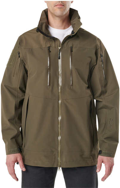 Куртка тактическая влагозащитная 5.11 Tactical Approach Jacket 48331-192 M Tundra (2000980456376) - изображение 1