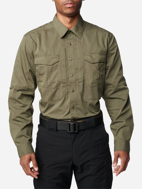 Рубашка тактическая 5.11 Tactical Stryke Long Sleeve Shirt 72399-186 L Ranger Green (2000980465637) - изображение 1