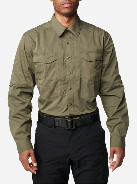 Рубашка тактическая 5.11 Tactical Stryke Long Sleeve Shirt 72399-186 M Ranger Green (2000980465644) - изображение 1