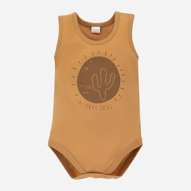 Body dziecięce dla chłopca Pinokio Free Soul Sleeveless Bodysuit 92 cm Żółte (5901033285097) - obraz 1