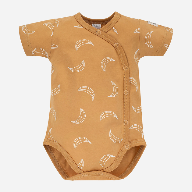 Боді дитяче Pinokio Free Soul Shortsleeve Buttoned Bodysuit 62 см Yellow-Print (5901033285158) - зображення 1