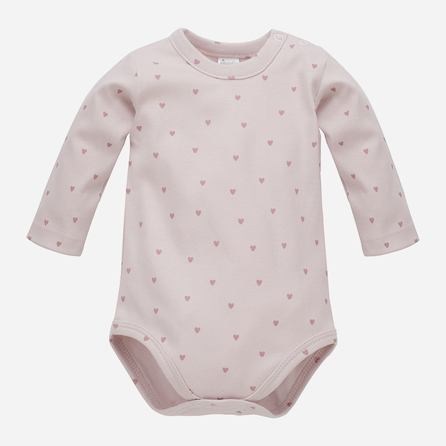 Body dla dzieci Pinokio Hello Longsleeve Bodysuit 62 cm Pink (5901033291036) - obraz 1