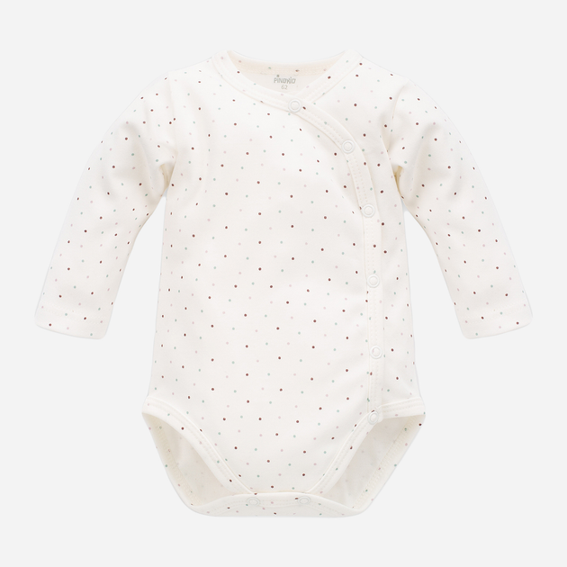 Боді дитяче Pinokio Magic Vibes Bodysuit Buttoned Longsleeve 56 см Ecru (5901033295447) - зображення 1