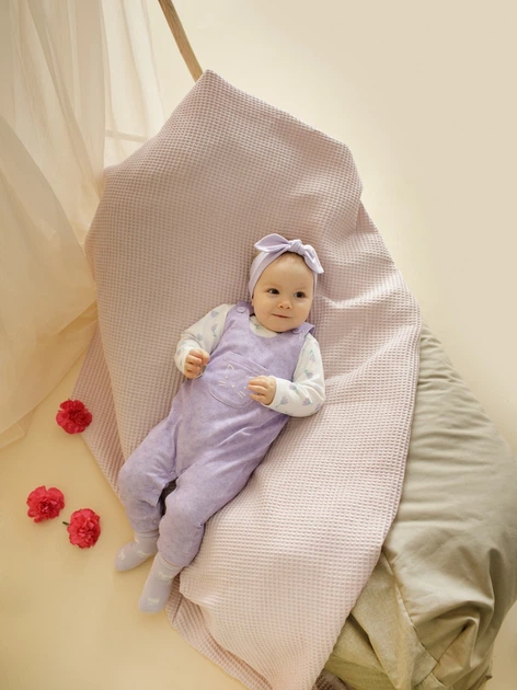 Spodnie ogrodniczki dziecięce dla dziewczynki Pinokio Lilian Dungarees 80 cm Fioletowe (5901033306259) - Zdjęcie 2 Spodnie ogrodniczki dziecięce dla dziewczynki Pinokio Lilian Dungarees 80 cm Fioletowe (5901033306259) - obraz 2