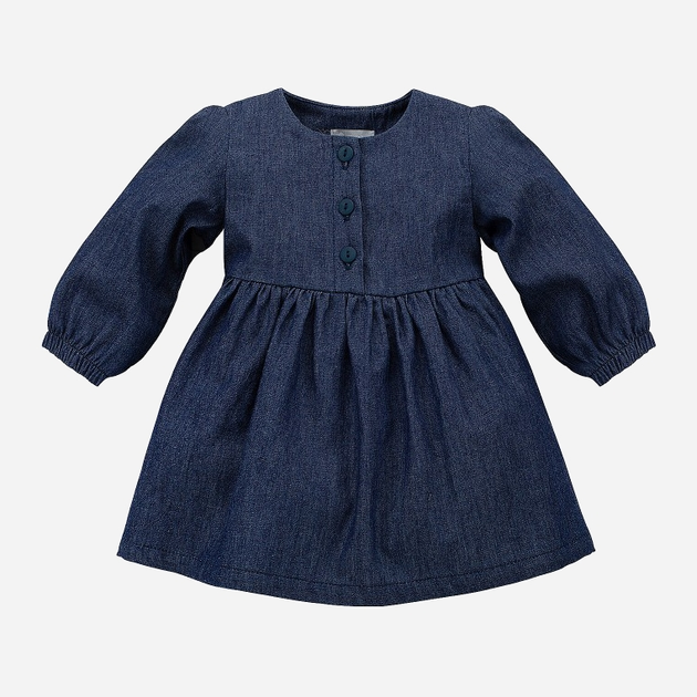 Сукня дитяча Pinokio Romantic Longsleeve Dress 68-74 см Jeans (5901033289163) - зображення 1