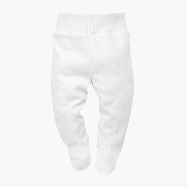 Повзунки Pinokio Lovely Day White Sleeppants 50 см White (5901033312250) - зображення 1