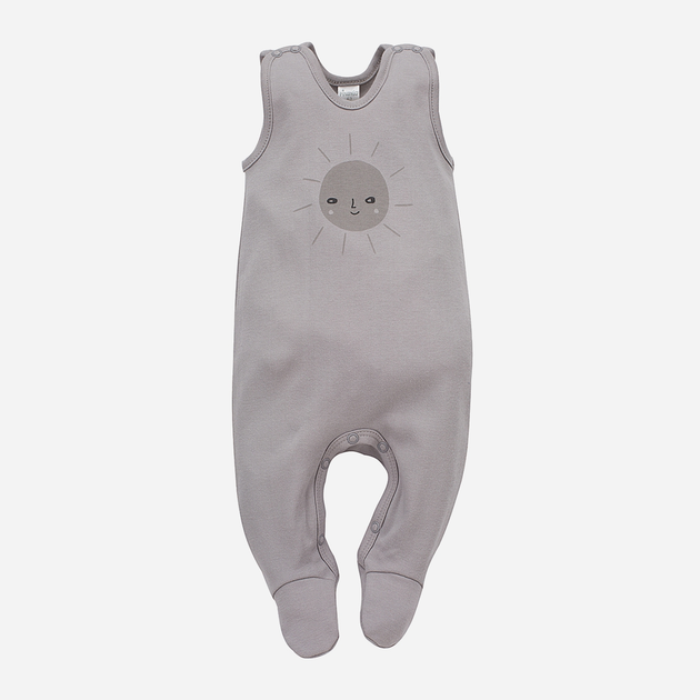 Kombinezon dziecięcy Pinokio Hello Sleepsuit 50 cm Grey (5901033292484) - obraz 1