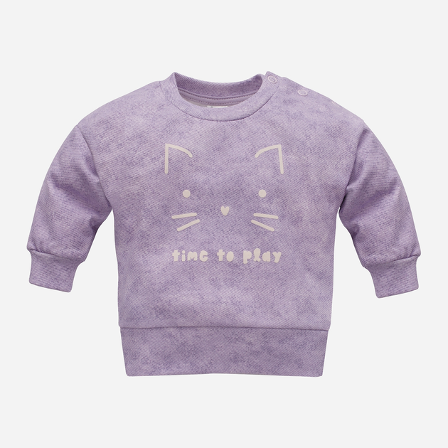 Дитячий світшот для дівчинки Pinokio Lilian Sweatshirt 92 см Фіолетовий (5901033305092) - зображення 1