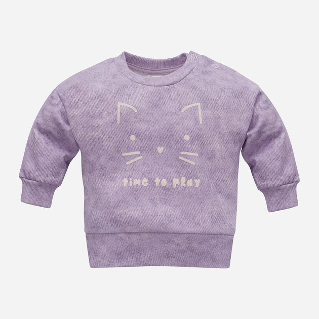 Дитячий світшот для дівчинки Pinokio Lilian Sweatshirt 122-124 см Фіолетовий (5901033305146) - зображення 1