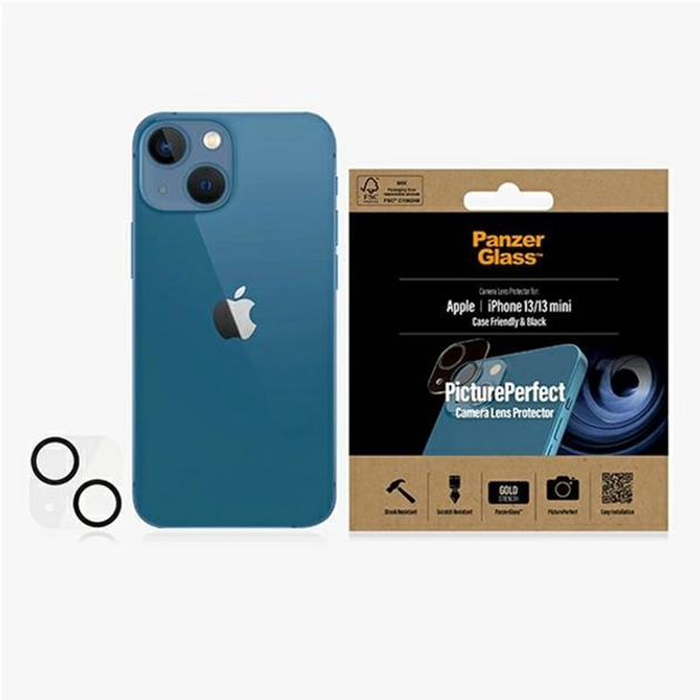 Szkło ochronne PanzerGlass PicturePerfect Camera Lens Protector na aparat Apple iPhone 13/ 13 mini (5711724003837) - obraz 1