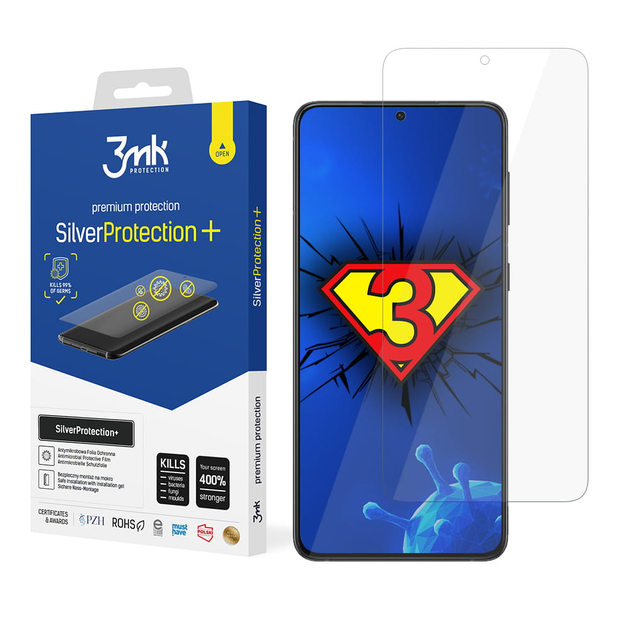 Folia ochronna 3MK SilverProtection+ do Samsung Galaxy S21 antymikrobowa (5903108340410) - obraz 6