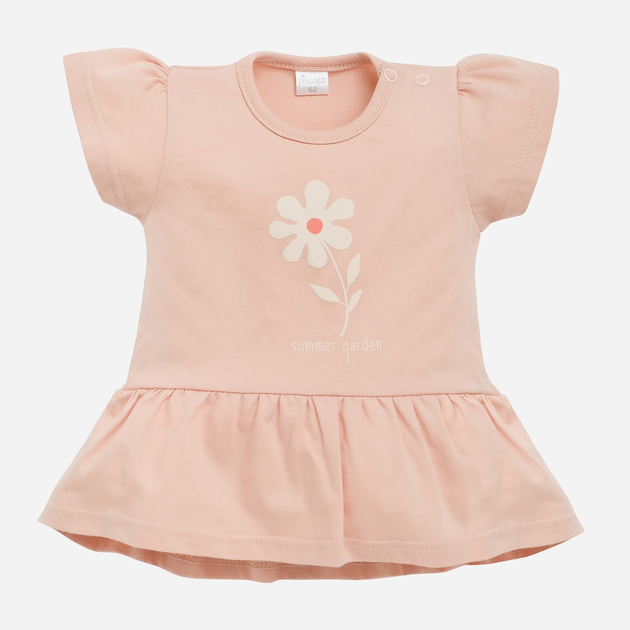 Tunika dziecięca dla dziewczynki Pinokio Summer Garden Tunic Shortsleeve 68-74 cm Różowa (5901033302350) - obraz 1