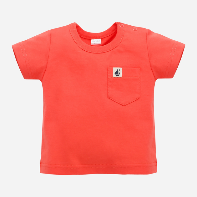 Koszulka chłopięca Pinokio Sailor 74-76 cm Czerwona (5901033303999) - obraz 1