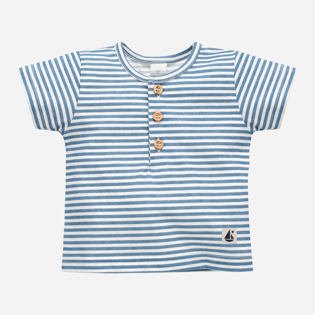 Koszulka chłopięca Pinokio Sailor 68-74 cm Ecru (5901033304200) - obraz 1