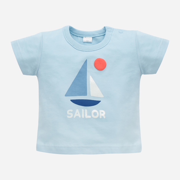 Футболка дитяча Pinokio Sailor T-shirt 92 см Blue (5901033304354) - зображення 1
