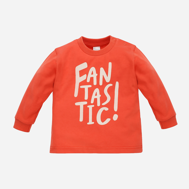 T-shirt z długim rękawem dla dzieci Pinokio Orange Flip T-shirt Longsleeve 74-76 cm Orange (5901033307249) - obraz 1