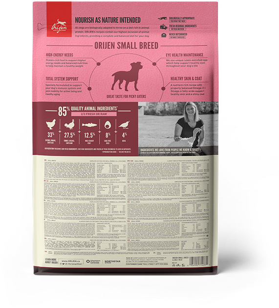 Сухий корм для собак малих порід Orijen Small Breed 4.5 кг (0064992714772) - зображення 3