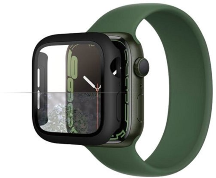 Szkło hartowane Panzer Glass Full Body do Apple Watch 7 41 mm (5711724036637) - obraz 1