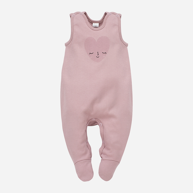 Повзунки Pinokio Hello Sleepsuit 62 см Pink (5901033292460) - зображення 1