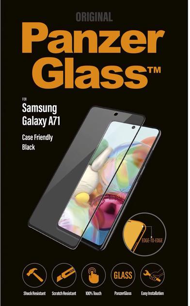 Szkło hartowane Panzer Glass do Samsung Galaxy A71 (5711724072123) - obraz 1