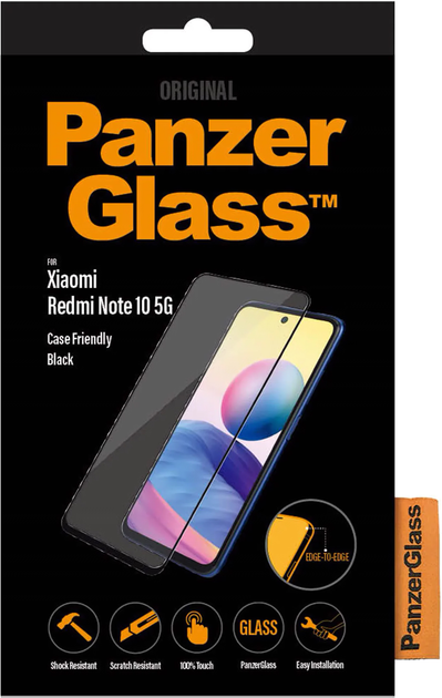 Захисне скло Panzer Glass E2E Regular для Xiaomi Redmi Note 10 5G (5711724080449) - зображення 1