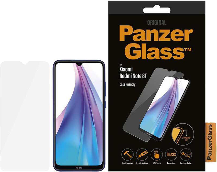 Szkło hartowane Panzer Glass E2E Regular do Xiaomi Redmi Note 8T (5711724080234) - obraz 1