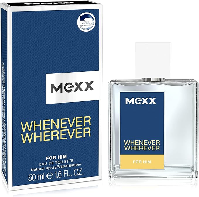 Woda toaletowa męska Mexx Mexx Whenever Wherever For Him 50 ml (3614228228039) - obraz 1