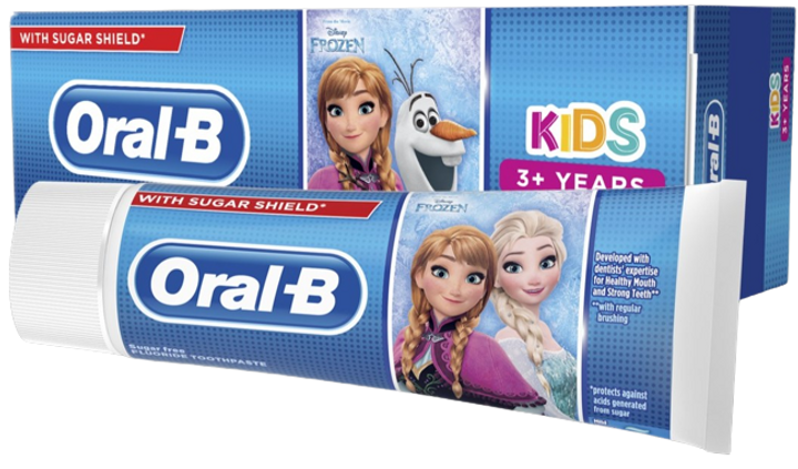 Pasta do zębów Oral-B Kids Frozen & Cars 75 ml (8001841296784) - obraz 2