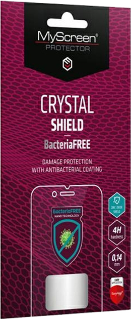 Folia ochronna MyScreen MS CRYSTAL BacteriaFREE do Xiaomi Redmi Note 8T (5901924981466) - obraz 1