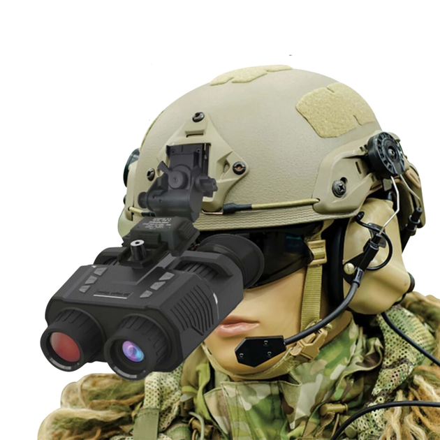 Полный комплект очки ночного видения ПНВ NV8000 + зеленое пластиковое крепление на шлем L4G24 (100855-991) - изображение 2