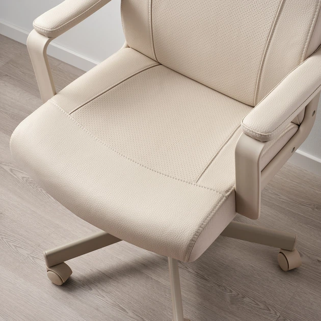Крісло офісне, бежеве IKEA MILLBERGET 704.893.89 - зображення 8