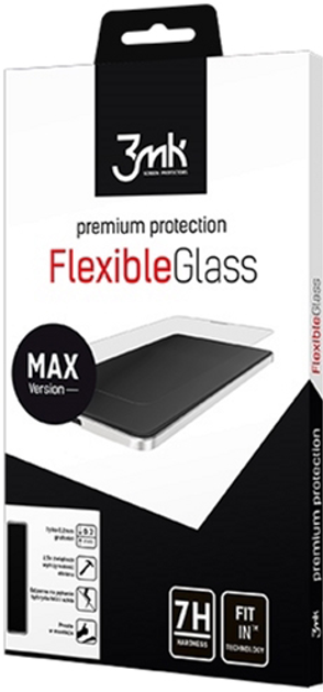 Гібридне скло з посиленими краями 3MK FlexibleGlass Max для iPhone 11 6.1" Black (5903108133005) - зображення 1