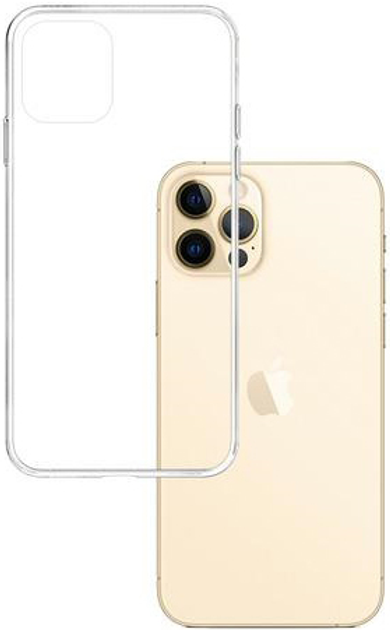 Чохол 3MK Skinny Case для Apple iPhone 12 / 12 Pro Transparent (5903108458795) - зображення 1