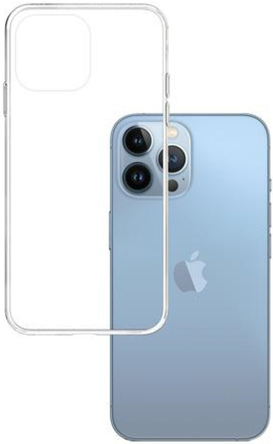 Чохол 3MK Skinny Case для Apple iPhone 13 Pro Max Transparent (5903108458771) - зображення 1