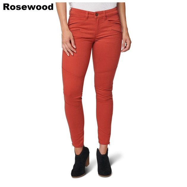 Зауженные женские тактические джинсы 5.11 Tactical WYLDCAT PANT 64019 2 Regular, Rosewood - изображение 1