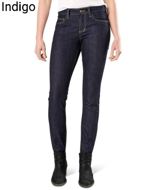 Тактичні жіночі джинси 5.11 Tactical women's Defender-flex Jeans 64427 0 Regular, Indigo - зображення 1