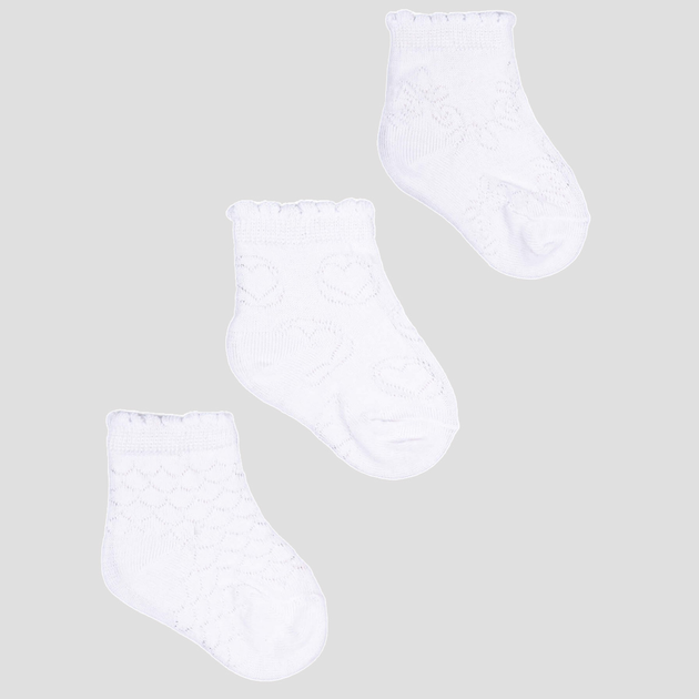 Набір дитячих шкарпеток Yoclub 3 шт SKL-0006G-0100 27-30 Білий (5901560882400) - зображення 1