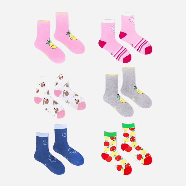 Набір дитячих шкарпеток Yoclub 6 шт SKA-0006G-AA00-006 27-30 Різнокольоровий (5904921626071) - зображення 2
