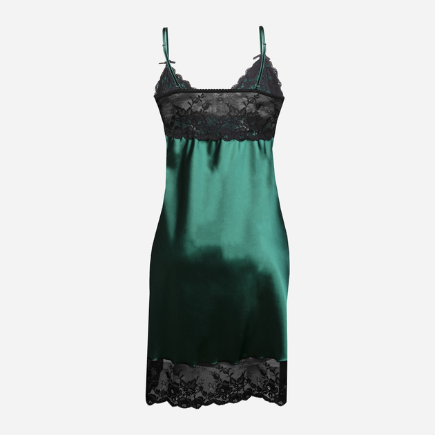 Нічна сорочка жіноча DKaren Slip Deyla XL Зелена (5903251431584) - зображення 4